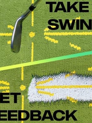 Golf Training Mat for Swing Detection Batting