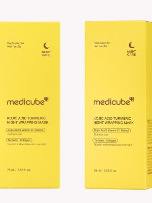 🌿✨ Kojic Acid Turmeric Night Wrapping Mask